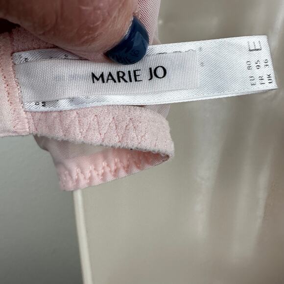 Marie Jo Leda Padded Plunge Bra Glossy Pink 36E - Picture 10 of 13